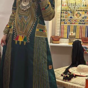 ثوب عسيري نوع القماش ميكادو